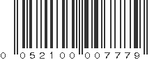 UPC 052100007779