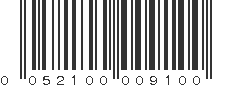 UPC 052100009100