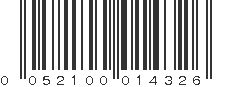 UPC 052100014326