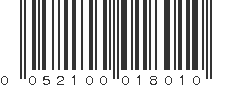 UPC 052100018010