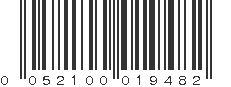 UPC 052100019482