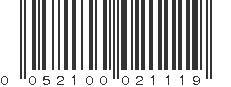 UPC 052100021119