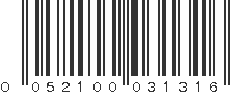 UPC 052100031316