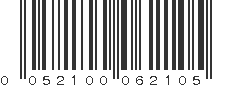 UPC 052100062105