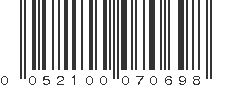 UPC 052100070698