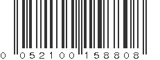 UPC 052100158808