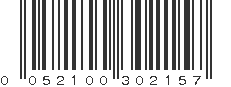 UPC 052100302157