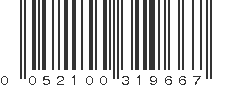 UPC 052100319667