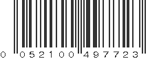 UPC 052100497723