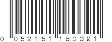 UPC 052151180391