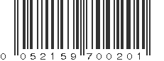 UPC 052159700201