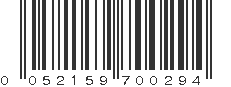 UPC 052159700294