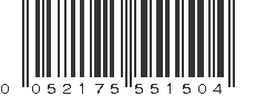 UPC 052175551504