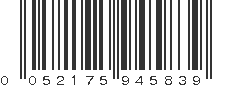 UPC 052175945839