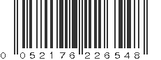 UPC 052176226548