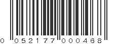 UPC 052177000468