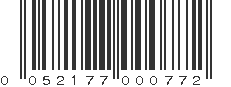 UPC 052177000772