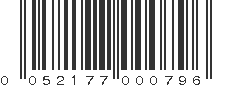 UPC 052177000796