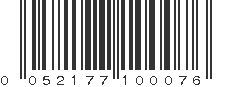 UPC 052177100076