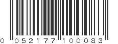 UPC 052177100083