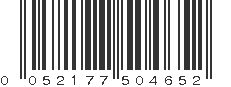 UPC 052177504652