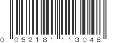 UPC 052181113048