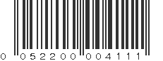 UPC 052200004111