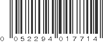 UPC 052294017714