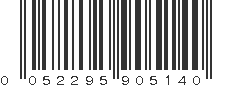 UPC 052295905140