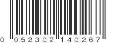 UPC 052302140267