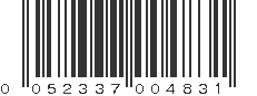 UPC 052337004831