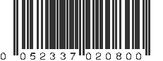 UPC 052337020800