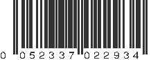 UPC 052337022934