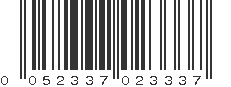 UPC 052337023337