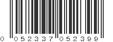 UPC 052337052399