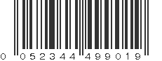 UPC 052344499019