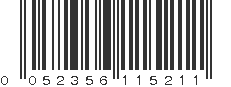 UPC 052356115211