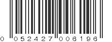 UPC 052427006196