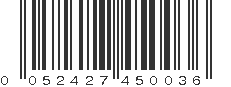 UPC 052427450036