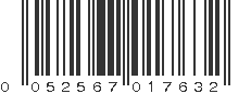 UPC 052567017632