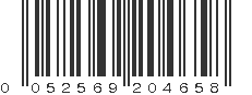 UPC 052569204658