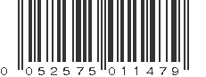 UPC 052575011479