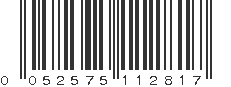 UPC 052575112817