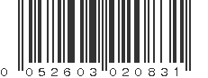 UPC 052603020831