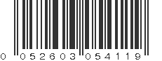 UPC 052603054119