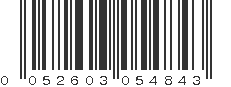 UPC 052603054843