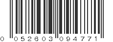 UPC 052603094771