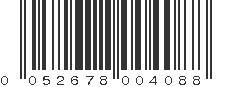 UPC 052678004088
