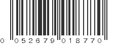 UPC 052679018770