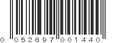 UPC 052697001440